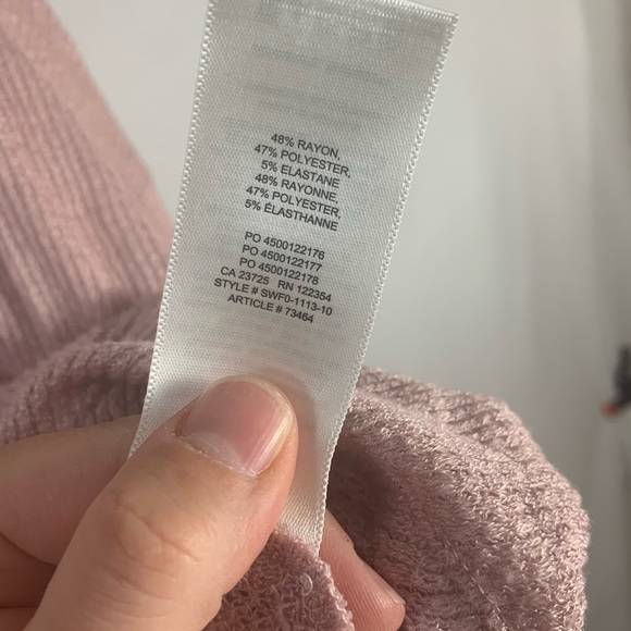 Aritzia Babaton Tie Up Long Sleeve Tee - Picture 9 of 11